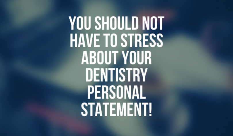 dentistry personal statement examples